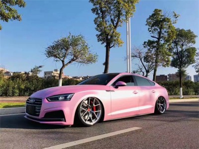 Pink seduction Audi A5 bagged most beautiful gesture