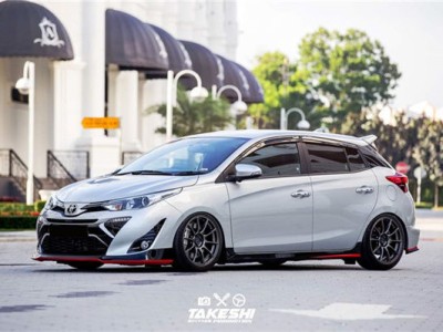 Malaysia Toyota Yaris Bagged is small and exquisite
