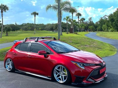 Unparalleled Charisma of the Modified Toyota Corolla: Bagged Creates a Swift and Handsome Stance