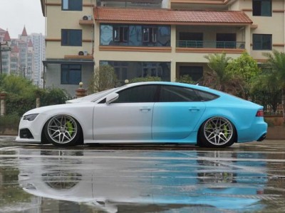 “Reinventing Luxury: The Bagged Transformation of the Audi A7”