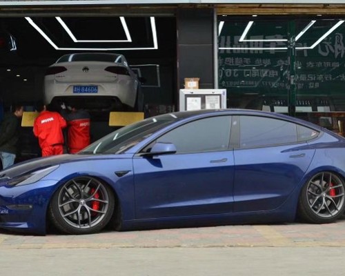 Tesla Model3 is very satisfied with the modification of airbft air suspension