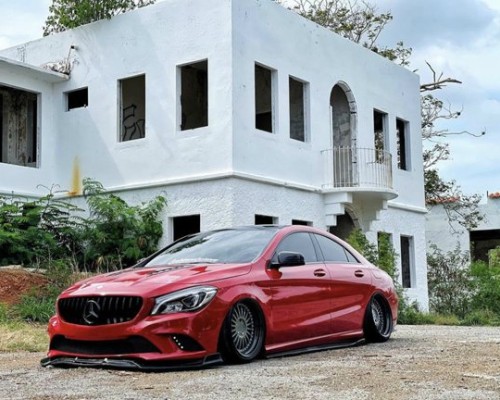 American Mercedes Benz CLA bagged is popular