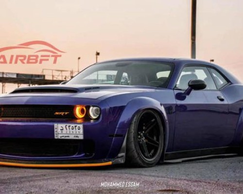 Iraqi Dodge challenger Bagged Sticky Modified
