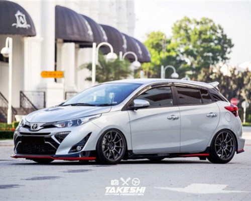 Malaysia Toyota Yaris Bagged is small and exquisite