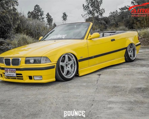 Unleashing the Essence of BMW E36: The Perfect Match with Bagged Suspension