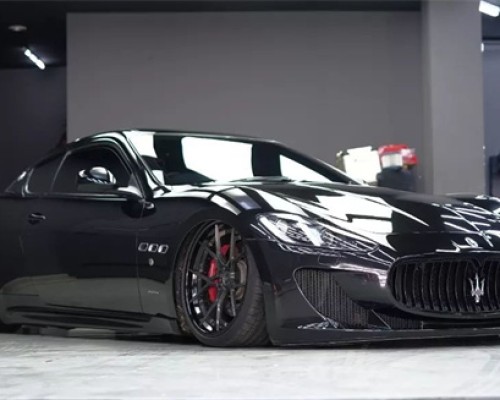 Unleash the Beast: Maserati GT with Bagged Suspension