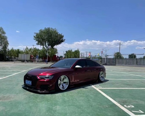 The Evolution of the Audi A6 Bagged: Elevating Luxury with Custom Suspension