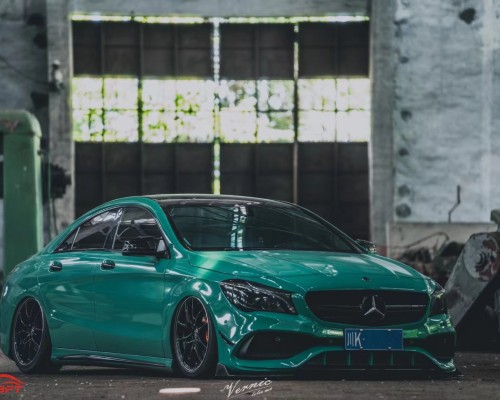 Customizing the Mercedes-Benz CLA Bagged: A Journey of Unique Expression